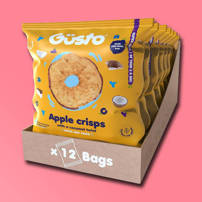 Gusto - Air-dried Apple Crisps - Coconut