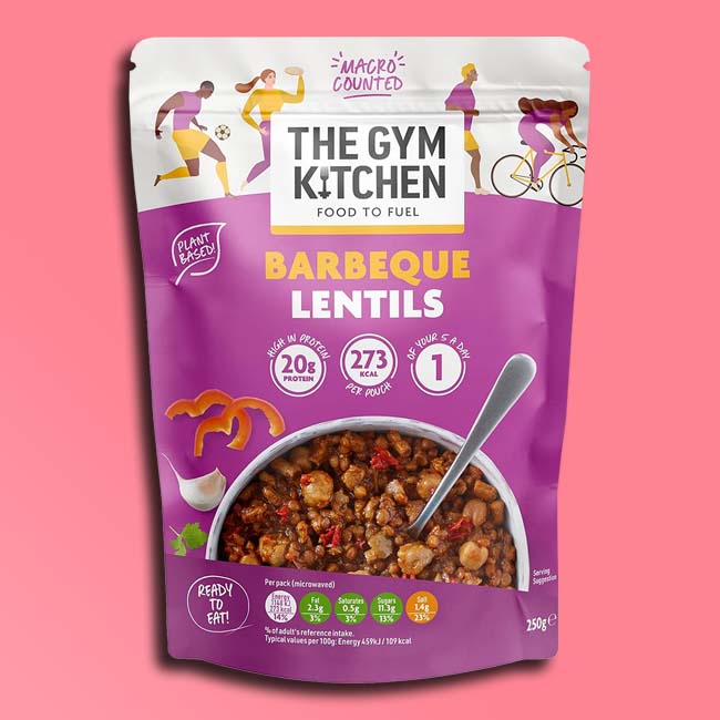 The Gym Kitchen - Meal Pouch - Barbeque Lentil