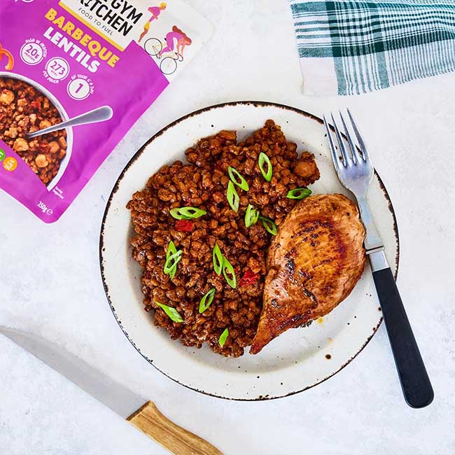 The Gym Kitchen - Meal Pouch - Barbeque Lentil