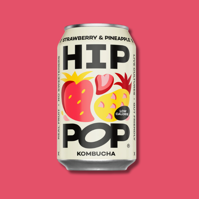 Hip Pop - Strawberry Pineapple Kombucha
