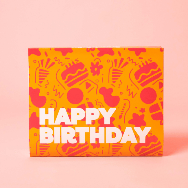 Happy Birthday  - Empty Snack Box