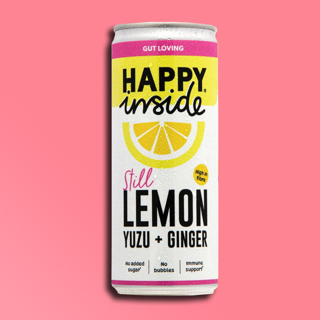 Happy Inside - Still Gut Health Drink - Lemon, Yuzu & Ginger