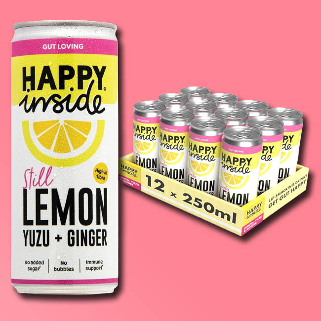 Happy Inside - Still Gut Health Drink - Lemon, Yuzu & Ginger