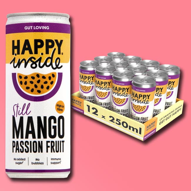 Happy Inside - Still Gut Health Drink  - Mango & Passion Fruit