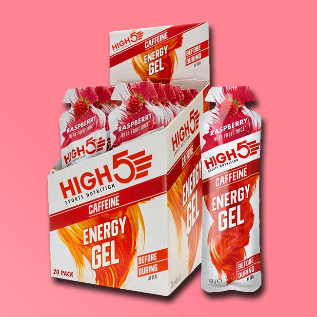 High5 - Energy Gels Caffeine - Raspberry