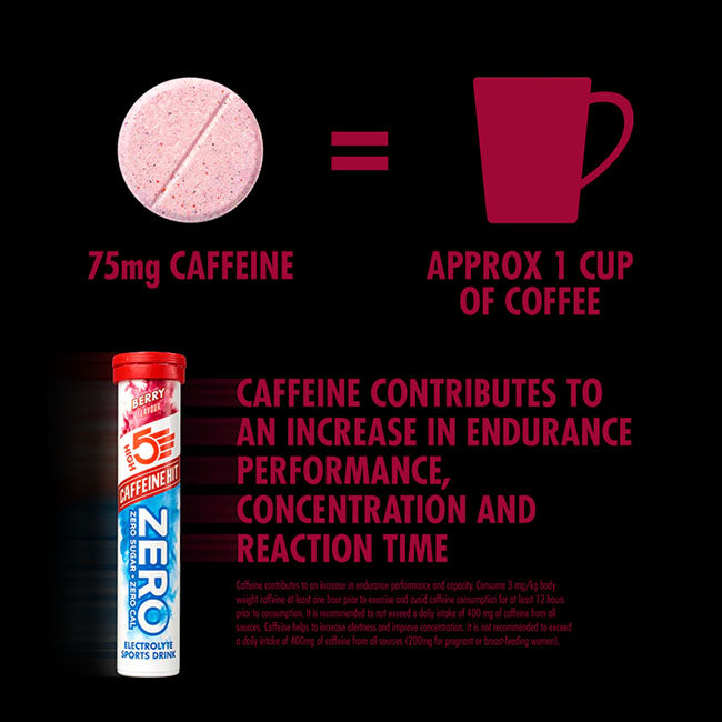 High5 - Zero - Caffeine Drink Tablets - Berry