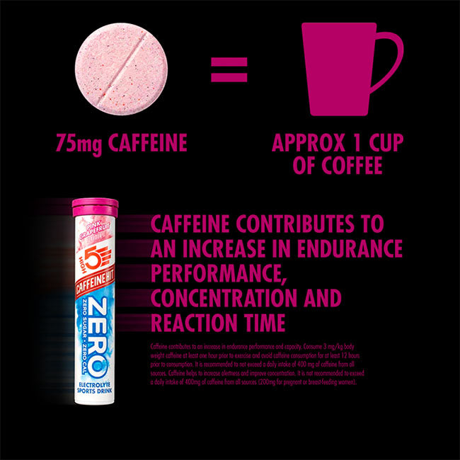 High5 - Zero - Caffeine Drink Tablets - Pink Grapefruit