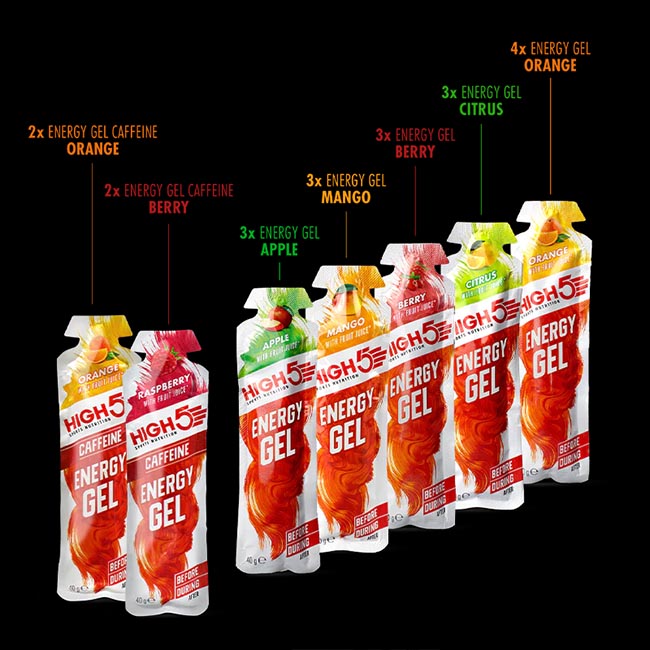High5 - Energy Gels - Mixed Flavours