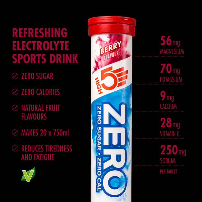 High5 - Zero - Electrolyte Drink Tablets - Berry