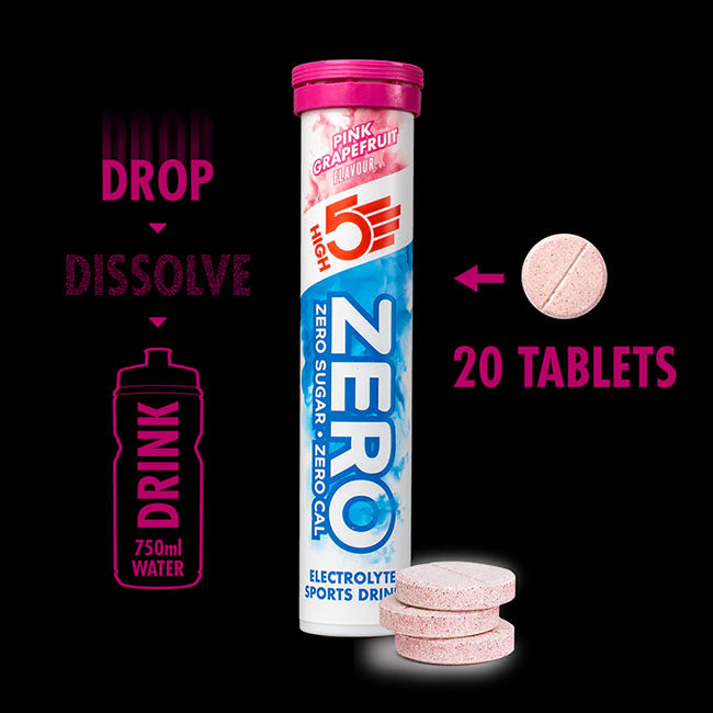 High5 - Zero - Electrolyte Drink Tablets - Pink Grapefruit