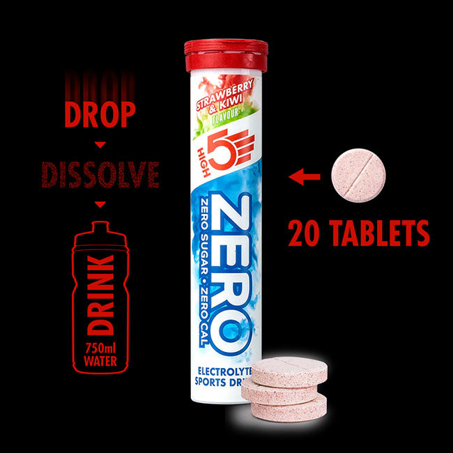High5 - Zero - Electrolyte Drink Tablets - Strawberry & Kiwi