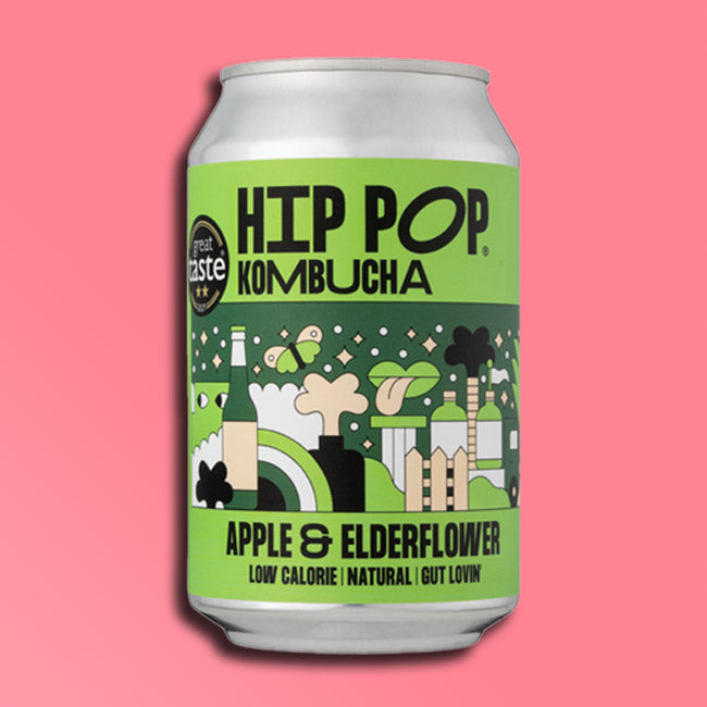 Hip Pop - Kombucha - Apple and Elderflower