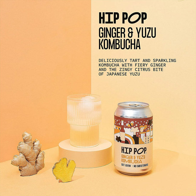 Hip Pop - Kombucha - Ginger Yuzu