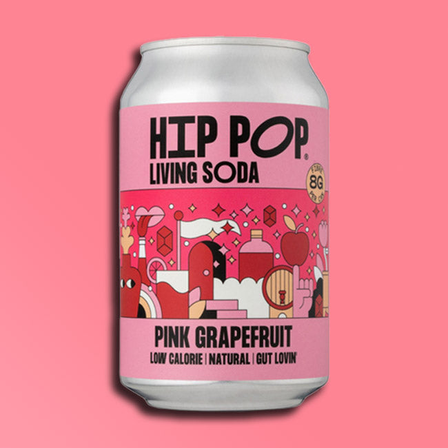 Hip Pop - Living Soda - Pink Grapefruit