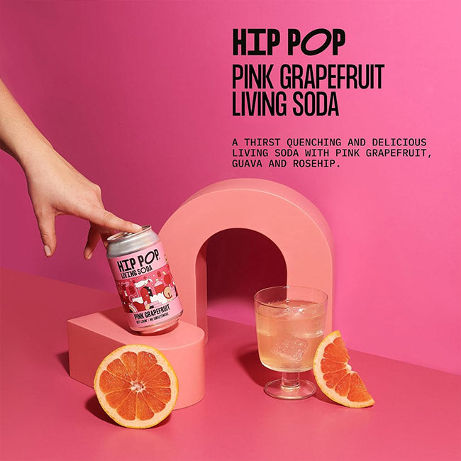 Hip Pop - Living Soda - Pink Grapefruit