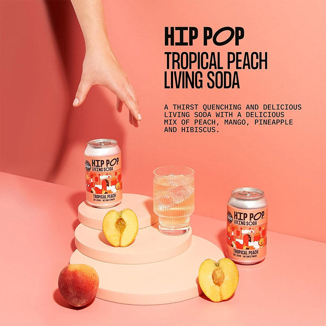 Hip Pop - Living Soda - Tropical Peach