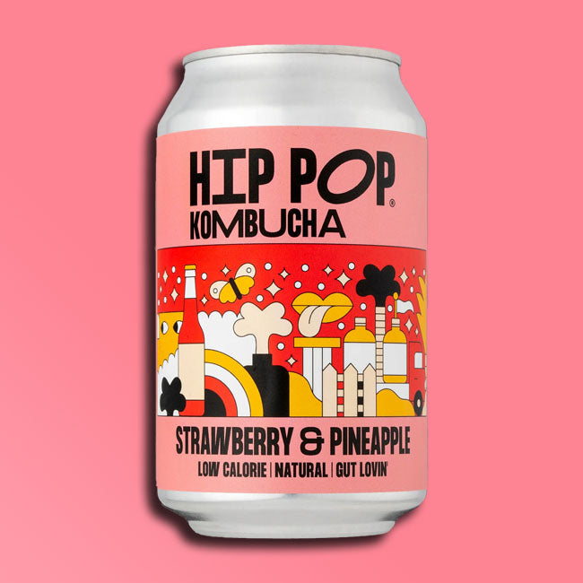 Hip Pop - Strawberry Pineapple Kombucha