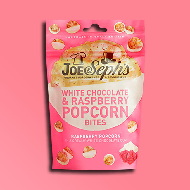Joe & Seph's - Salted Caramel Popcorn Bites - White Choc