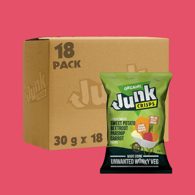 Junk Food - Organic Mixed Vegetable Crisps - Lightly Salted