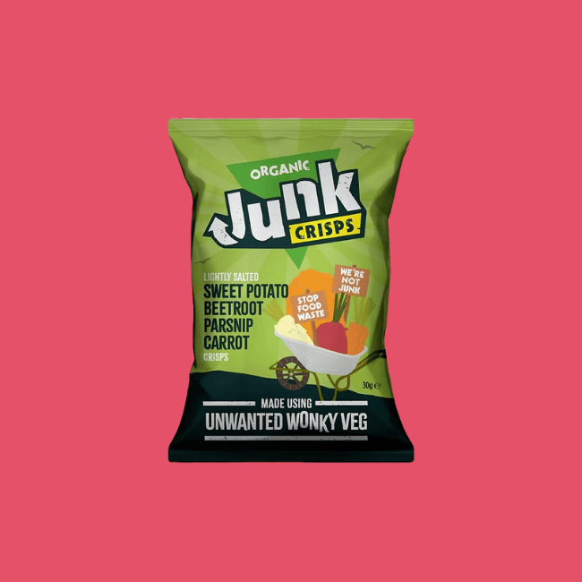 Junk Food - Organic Mixed Vegetable Crisps - Lightly Salted
