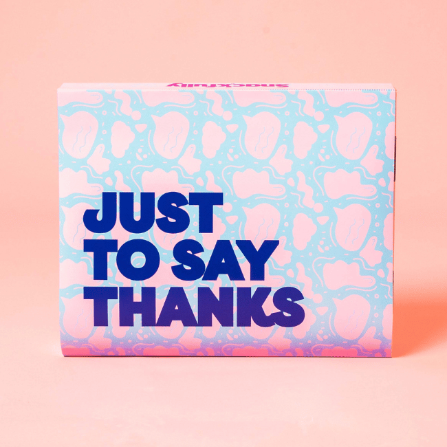 Just To Say Thanks - Empty Snack Box
