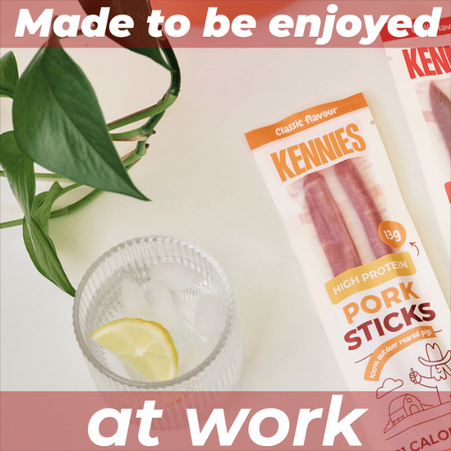 Kennies - High-Protein Salami Snack Sticks - Classic