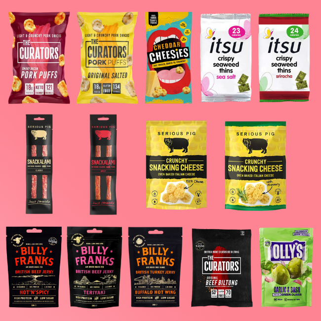 Keto Snack Best-Sellers Bundle - 14 Snacks