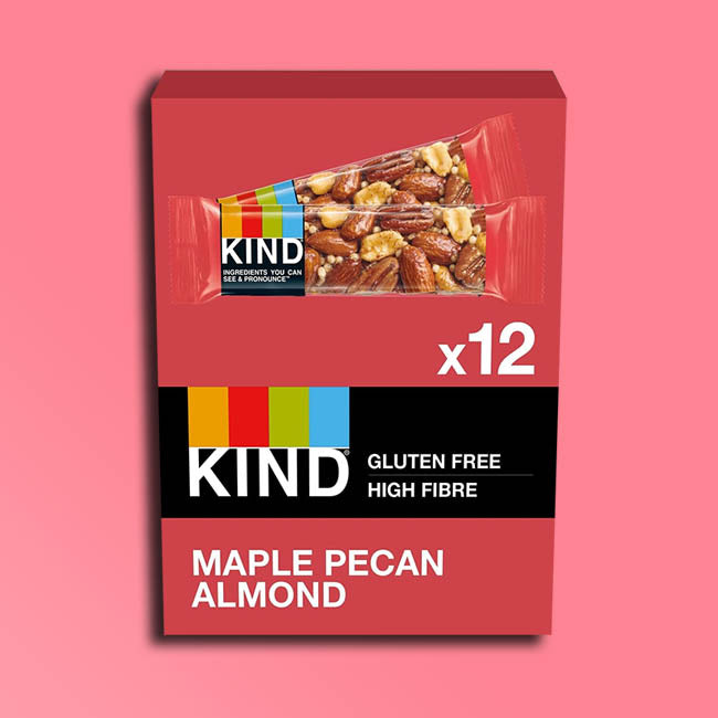 KIND Snacks - HFFS Compliant Bars -  Maple, Pecan & Almond
