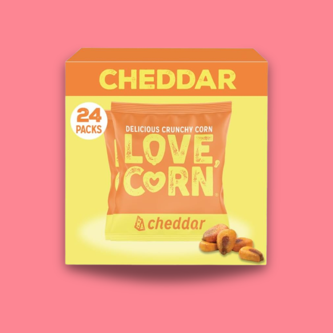 Love Corn Snack Shot Crunchy Corn - Cheddar