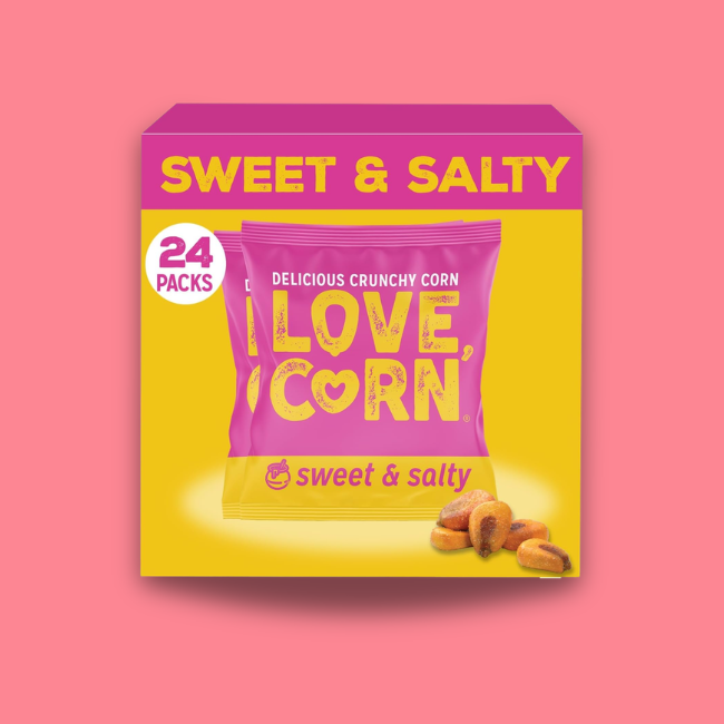 Love Corn Snack Shot Crunchy Corn - Sweet & Salty