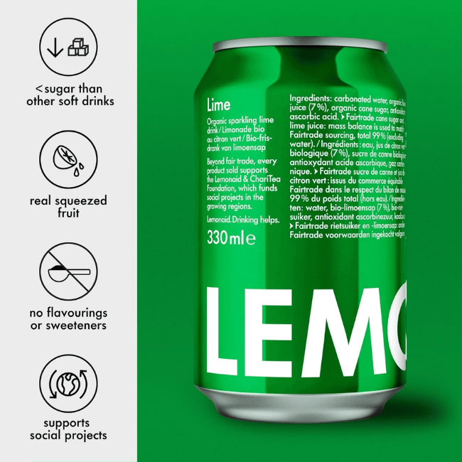LemonAid - Organic Soft Drinks - Lime