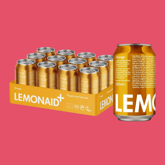 LemonAid - Organic Soft Drinks - Orange