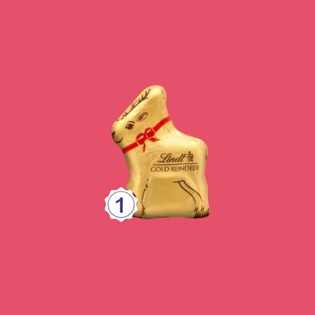 Lindt - Milk Chocolate Mini Reindeer (10g)