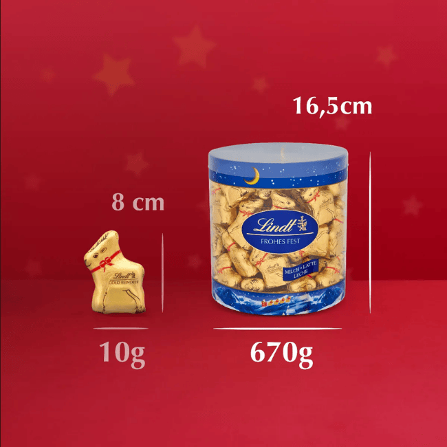 Lindt - Milk Chocolate Mini Reindeer (10g)