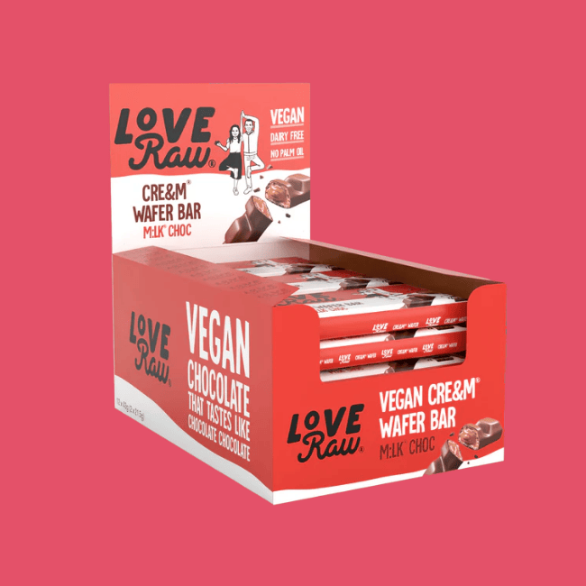 LoveRaw - Vegan Cream Wafer - Chocolate