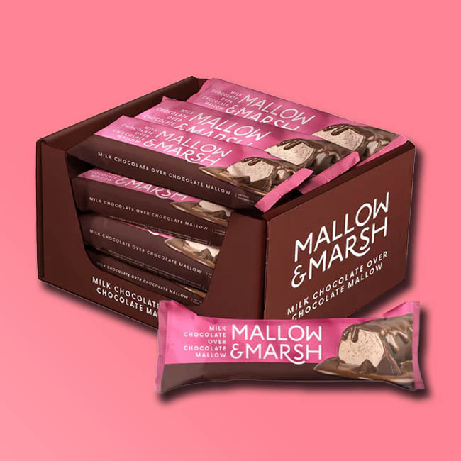 Mallow & Marsh - Gourmet Marshmallow Bars - Double Chocolate