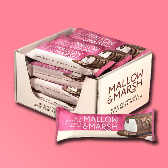 Mallow & Marsh - Gourmet Marshmallow Bars - Vanilla & Milk Chocolate