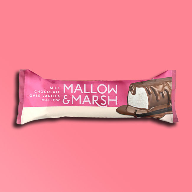 Mallow & Marsh - Gourmet Marshmallow Bars - Vanilla & Milk Chocolate