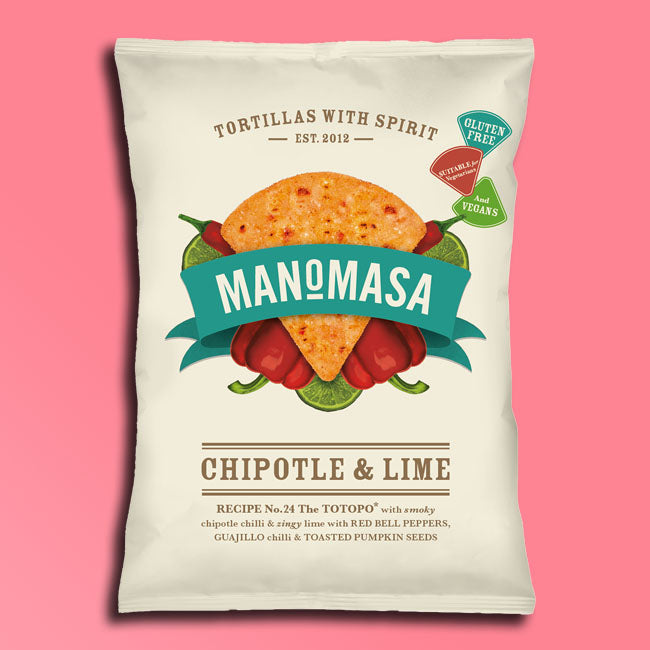 Manomasa Impulse Tortilla Chips - Chipotle Chilli Lime