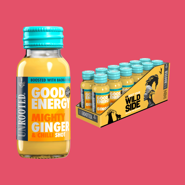 Unrooted - Juice Shots - Mighty Ginger, Chilli & Baobab