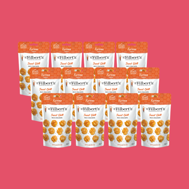 Mr Filbert's - Korean Rice Crackers - Sweet Chilli