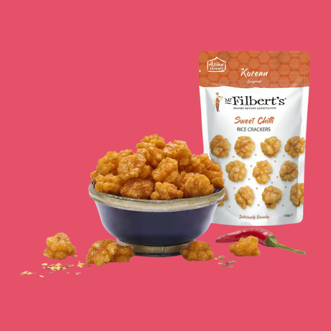 Mr Filbert's - Korean Rice Crackers - Sweet Chilli