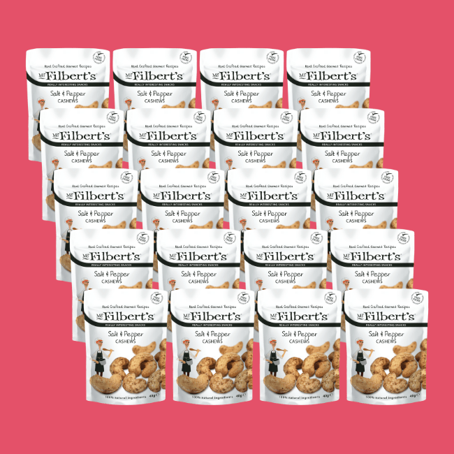 Mr Filbert's - Roasted Cashews with Salt and Pepper