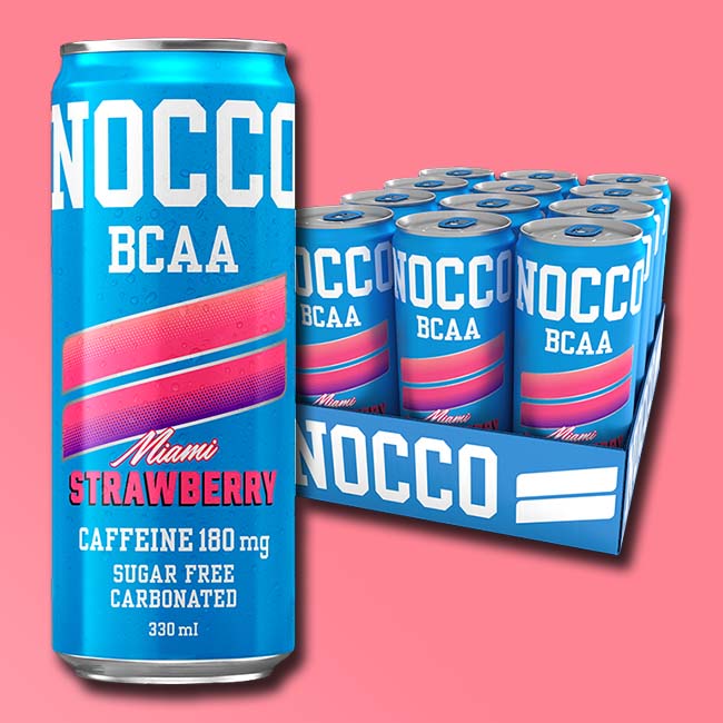 NOCCO BCAA Energy Drink - Miami Strawberry