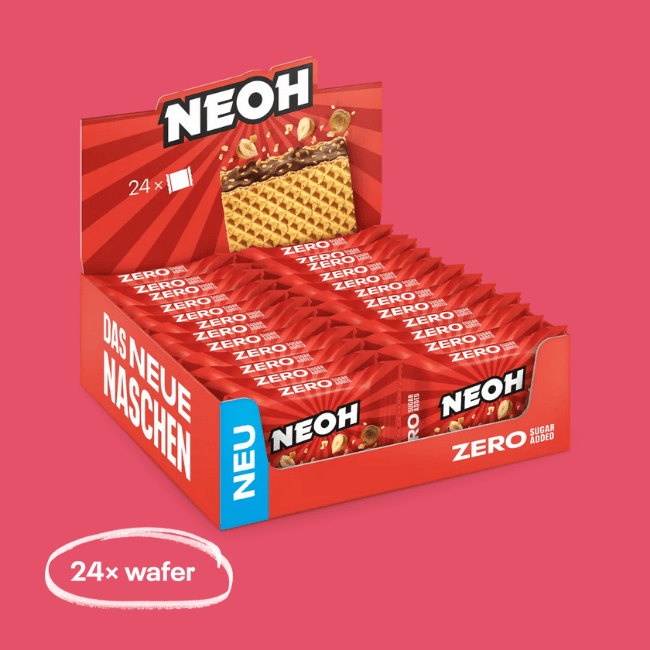 NEOH - Zero Added Sugar - Hazelnut Crunch Square Wafer