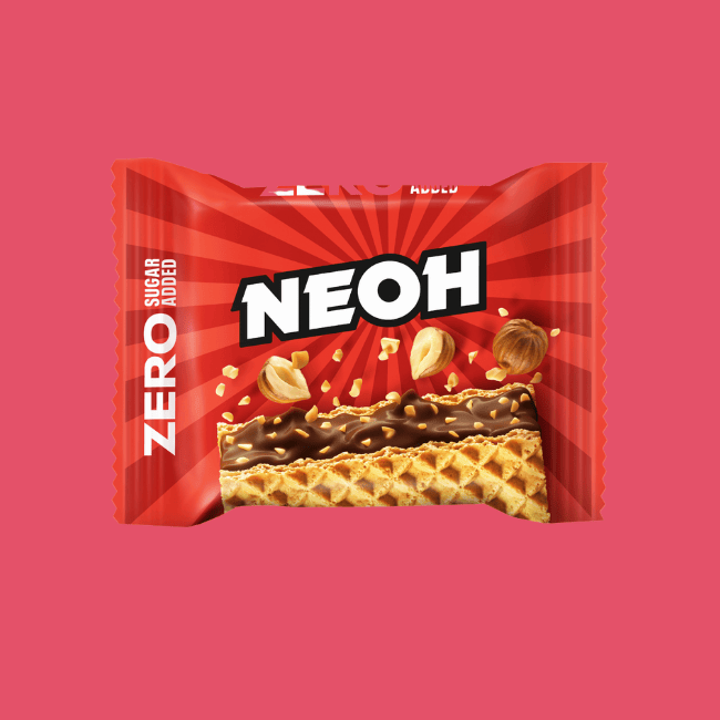 NEOH - Zero Added Sugar - Hazelnut Crunch Square Wafer