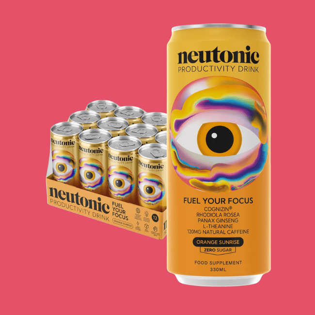 Neutonic - Productivity Drink - Orange Sunrise (12 x 330ml)
