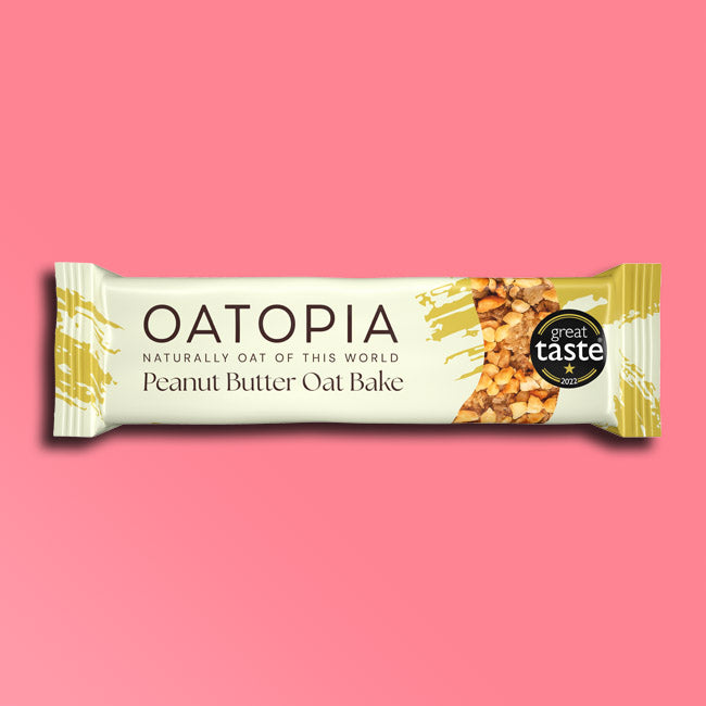 Oatopia - Oat Bake Flapjacks - Peanut Butter