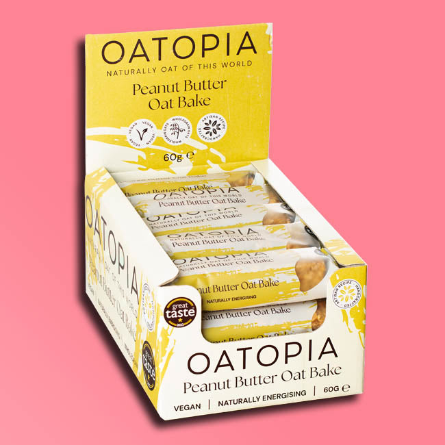 Oatopia - Oat Bake Flapjacks - Peanut Butter