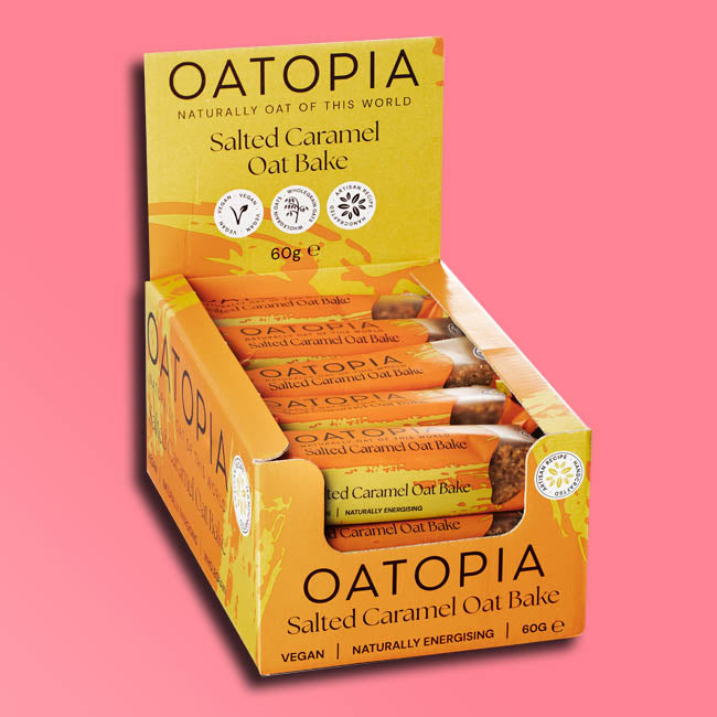 Oatopia - Oat Bake Flapjacks - Salted Caramel